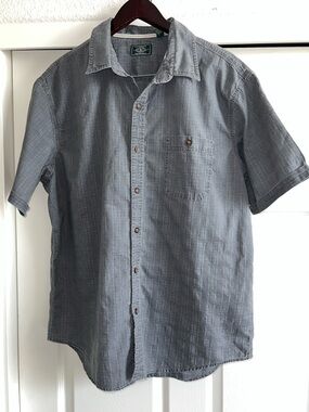 G.H. Bass & Co. Short-Sleeve Button-Down Shirt - Gray